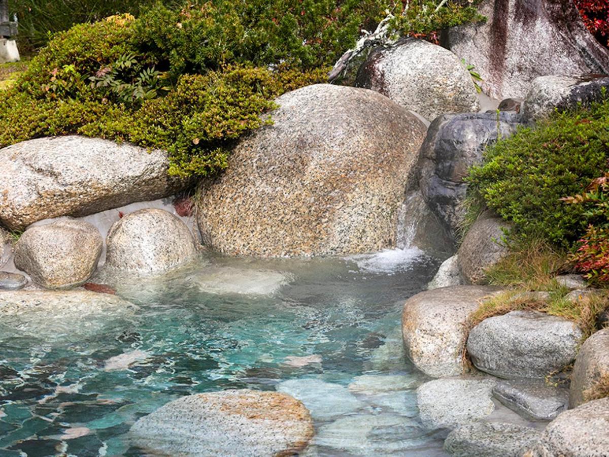 Kagami Hotel Shimojomura Bagian luar foto