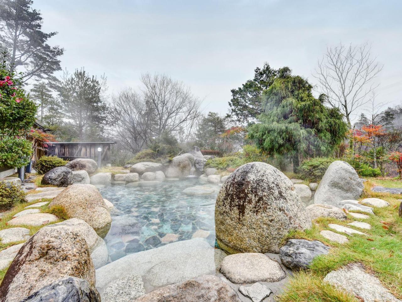 Kagami Hotel Shimojomura Bagian luar foto