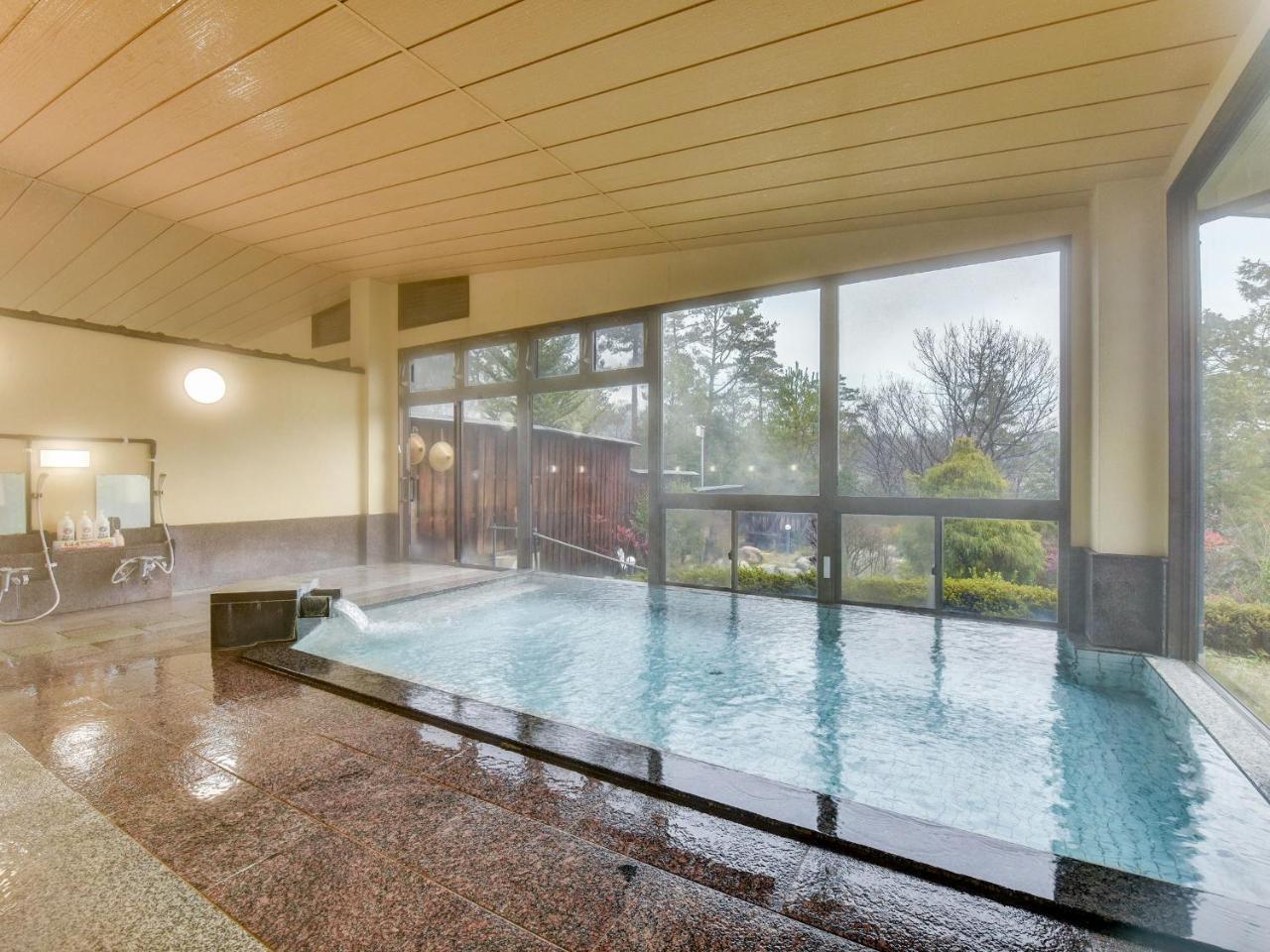 Kagami Hotel Shimojomura Bagian luar foto